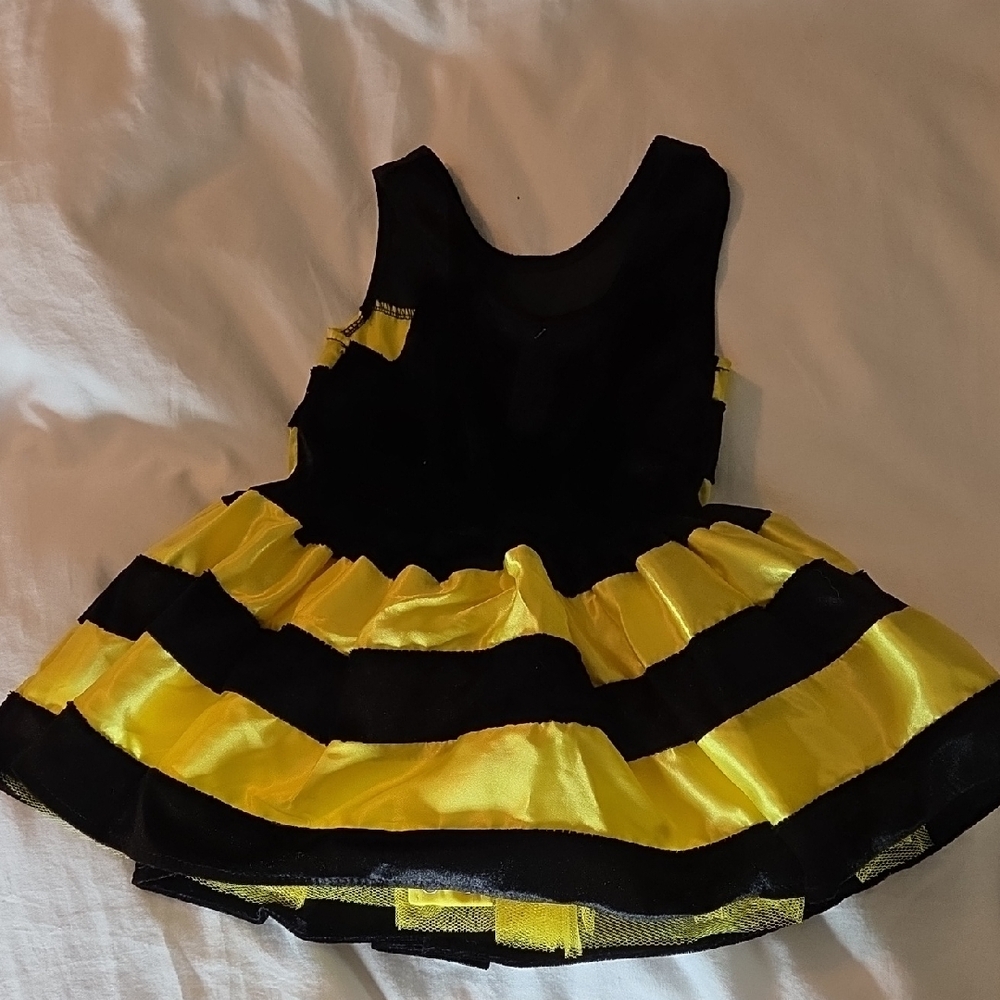 Charming Yellow and Black Bee Costume for Kids - Picture 3 of 4